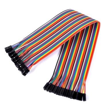 40 Pin Jumper Kablo Dişi Dişi (30cm) Ayrılabilen Dupont Kablo