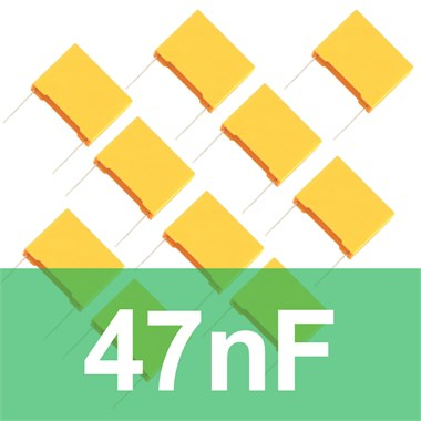 47nF Polyester Kondansatör (10 Adet) Film Kapasitör