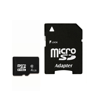4GB Micro SD Kart - (Adaptör Dahil)
