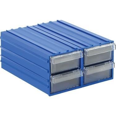 4'lü Plastik Çekmeceli Kutu