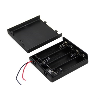 4xAA Kutulu Switchli Pil Yuvası