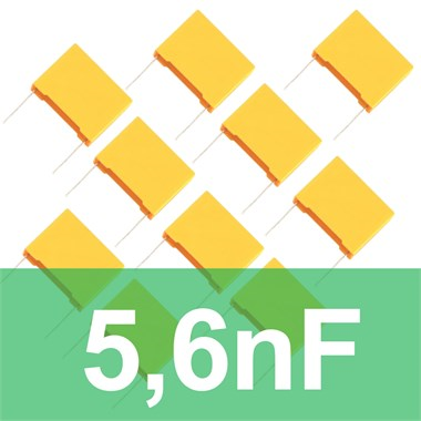 5.6nF Polyester Kondansatör (10 Adet) Film Kapasitör