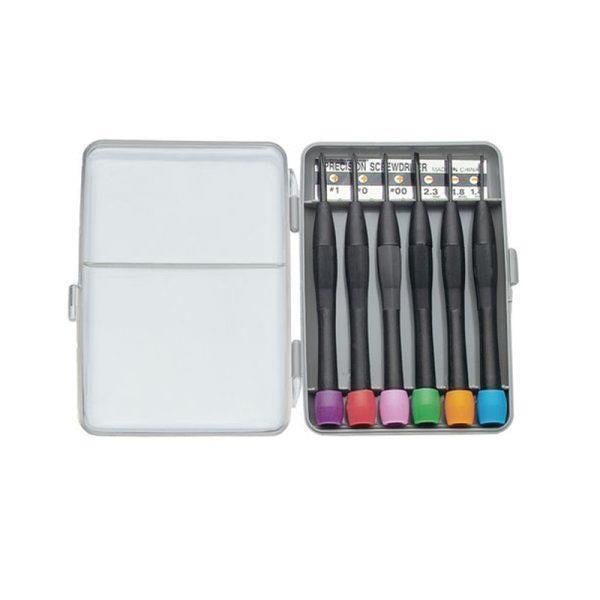 6 Parça Saatçi Tornavida Seti 3 Yıldız 3 Düz