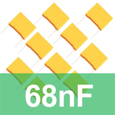 68nF Polyester Kondansatör (10 Adet) Film Kapasitör