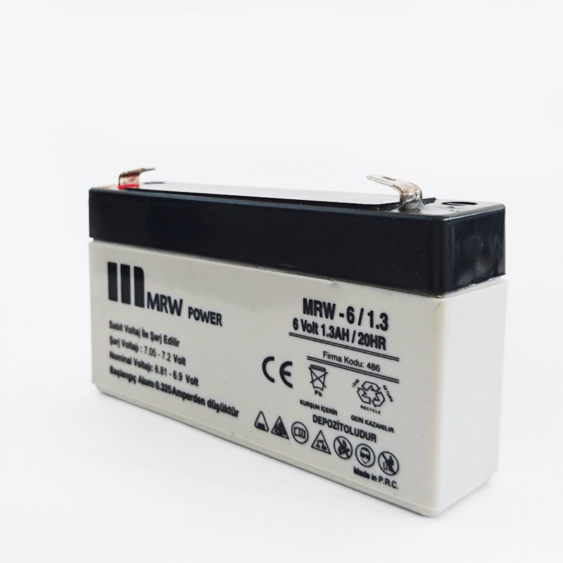 6V 1,3Ah Kuru Akü