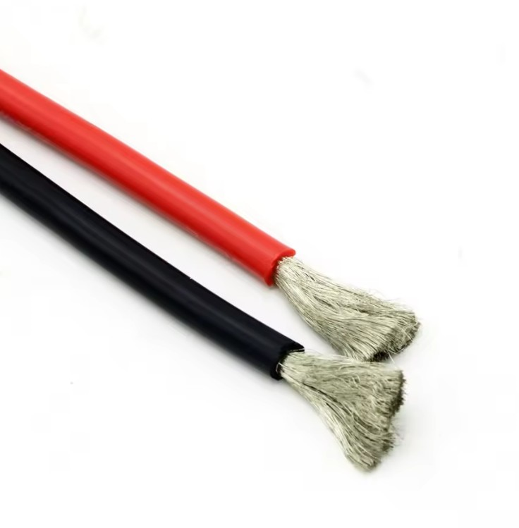8AWG Kırmızı Silikon Kablo 1mt