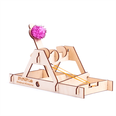 Ahşap Mancınık (Katapult) Yapımı Stem Eğitim Seti