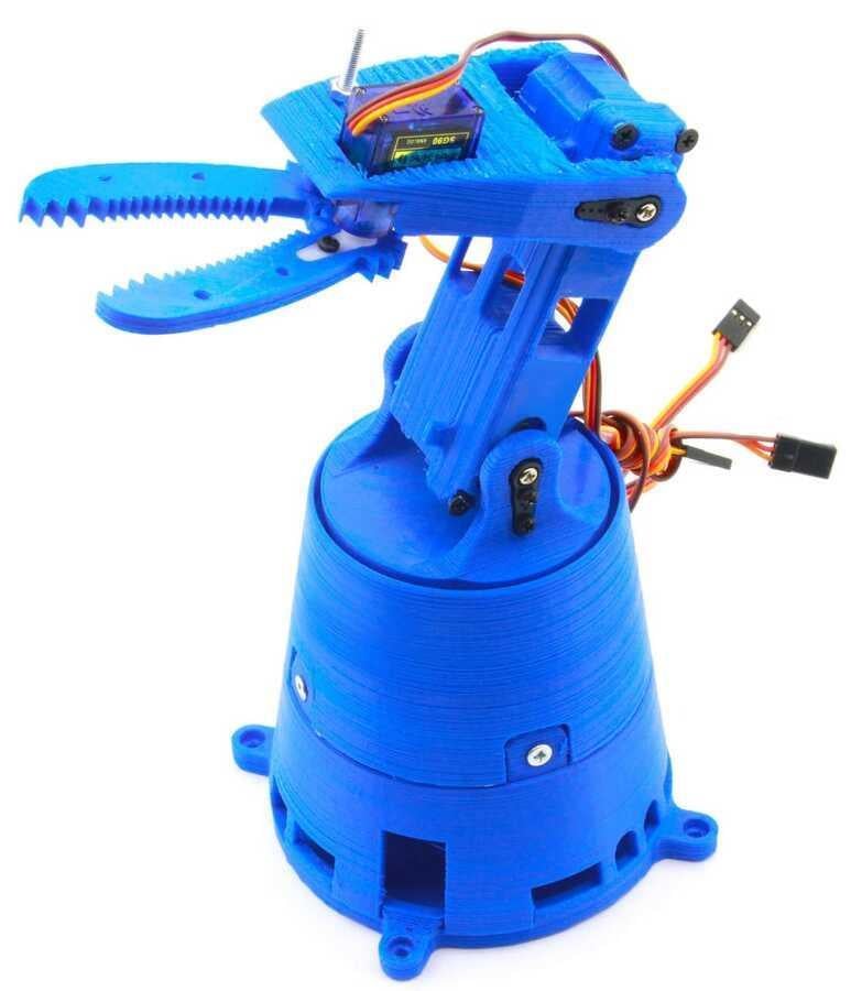 Arduino Robot Kol Kitimontajlı