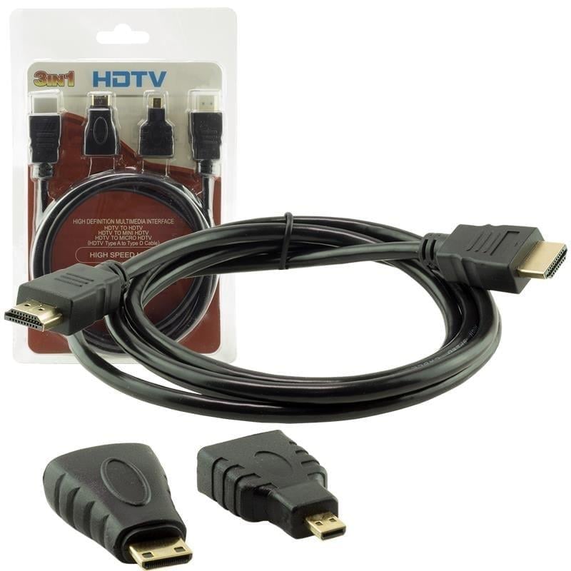 HDMI 3lü Kablo Seti (MICRO HDMI HDMI*MİNİ HDMI HDM