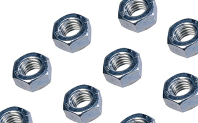 M3 Çelik Somun Beyaz - DIN934