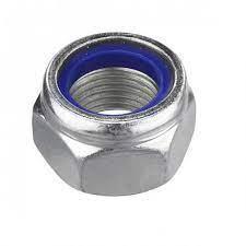 M6 Fiberli Somun Çelik Beyaz DIN985