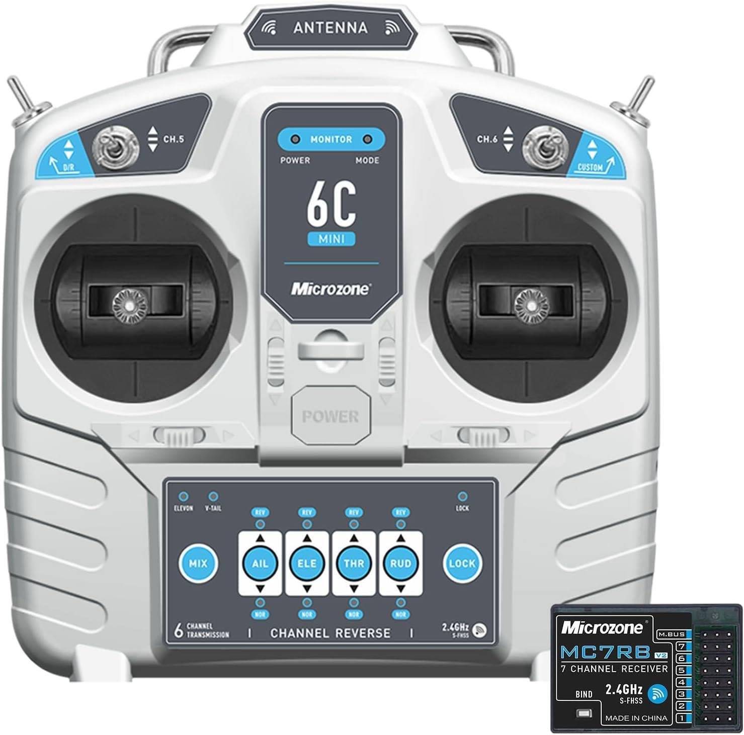 Microzone MC6C 2.4GHZ 6 Kanal Alıcı-Verici Drone Kumandası