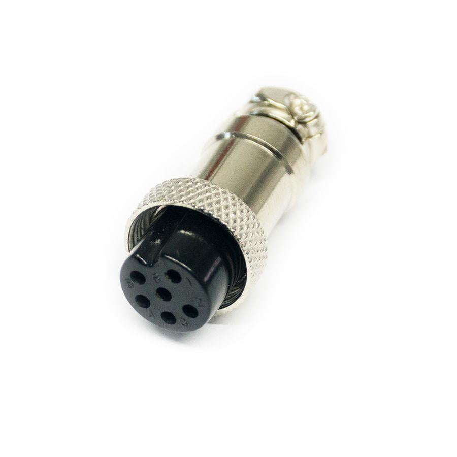 Mike Konnektör 16mm 6 Pin - Dişi