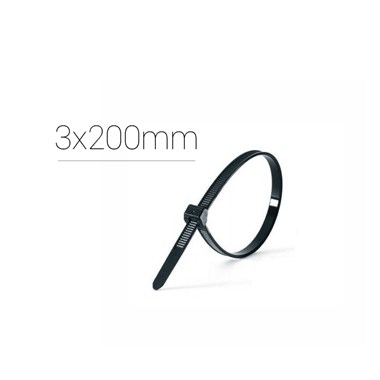 Plastik Kelepçe 3x200mm 100 Adet