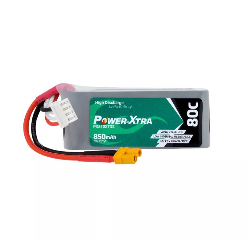 Power-Xtra  PX850XT3S 11.1V Lipo Batarya 850mAh 80C - 3s Lipo Pil
