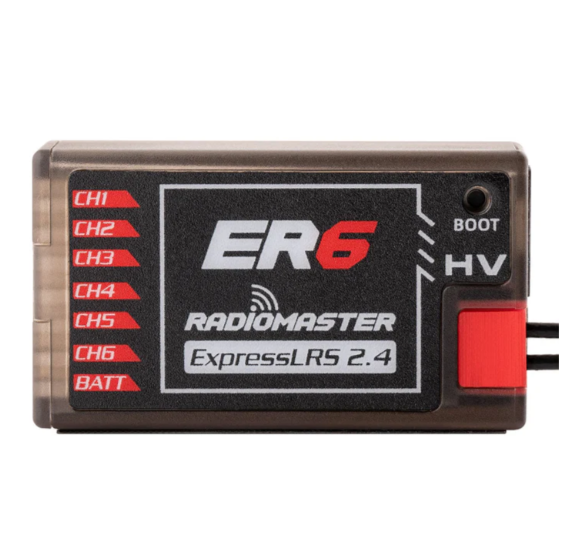 Radiomaster ER6 2.4Ghz ELRS PWM Receiver 