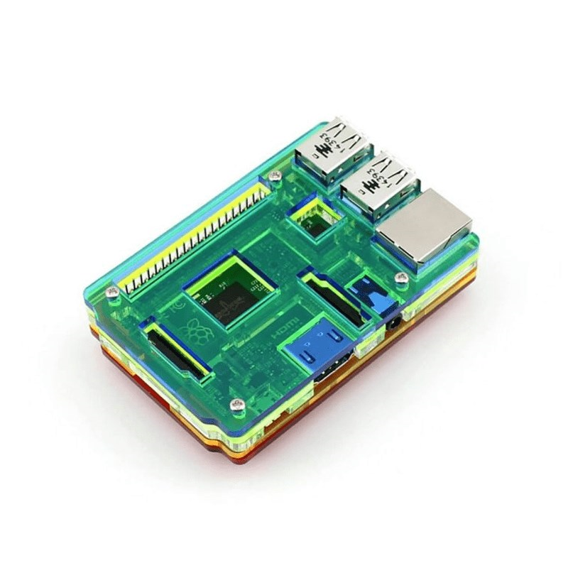 Raspberry Pi 2 / 3 Rainbow (Gökkuşağı) Muhafaza Kutusu