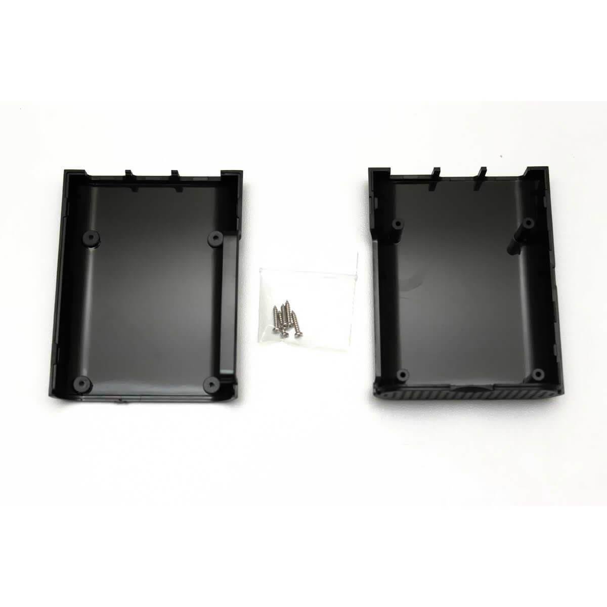 Raspberry Pi 4 Oval Siyah Muhafaza Kutusu