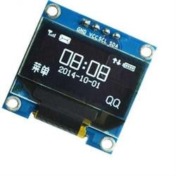 0.96 inch 128X64 I2C OLED Ekran - SSD1306 - Beyaz