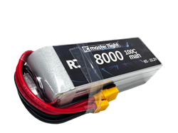 22.2V Li-po Pil - 8000mah 100C 6s Lityum Polymer Batarya