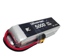 22,2V Li-po Pil 5000mAh 40C 6s Lityum Polymer Batarya