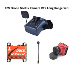 FPV Drone Gözlük Kamera VTX Long Range Seti