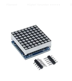 MAX7219 Arduino 8x8 Dot Matrix Modülü