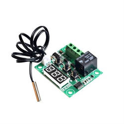 W1209 Röle Çıkışlı Dijital Termostat Sıcaklık Kontrol Kartı (Göstergeli)