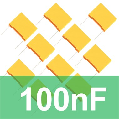100nF Polyester Kondansatör (10 Adet) Film Kapasitör
