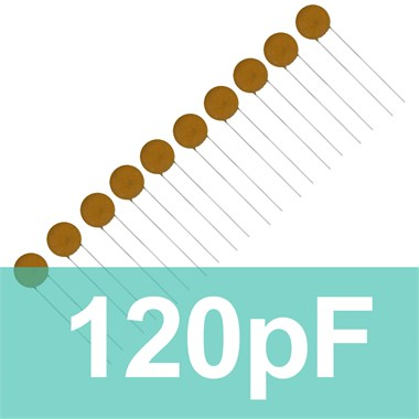 120pF Seramik Kondansatör (10 Adet)