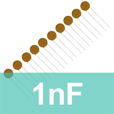 1nF Seramik Kondansatör (10 Adet)