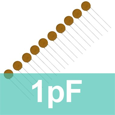 1pF Seramik Kondansatör (10 Adet)