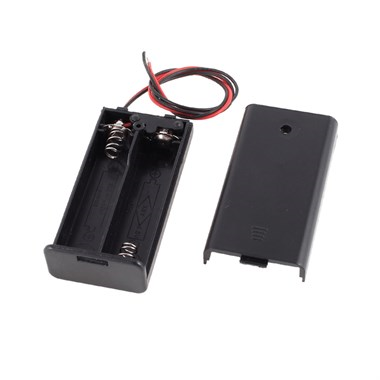 2 li AA Kutulu Switchli Kalem Pil Yuvası 2xAA