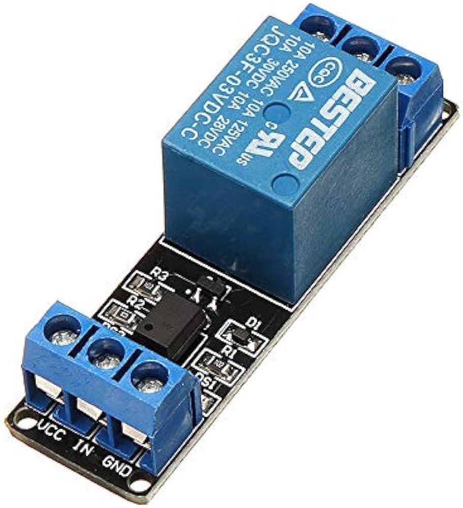 3.3V 1 Kanal Röle Kartı - Tek Kontak Röle