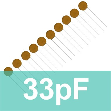 33pF Seramik Kondansatör (10 Adet)