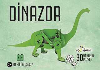 3d Mekanik Puzzle  Eğitici Oyuncak Dinazor