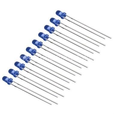 3mm Mavi Diyot LED (10 Adet)