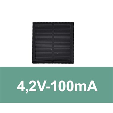 4,2V-100mA Güneş Paneli (Solar Panel) 60x60 mm