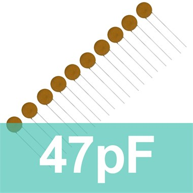 47pF Seramik Kondansatör (10 Adet)