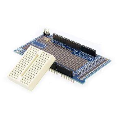 Mini Breadboard'lu Arduino Mega 2560 Proto Shield Kiti