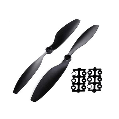 Plastik Pervane Seti - Siyah - 25.4cm