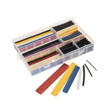 Polyolefin Shrink Boru Isı İle Daralan Makaron Set - 140 ADET Kutulu