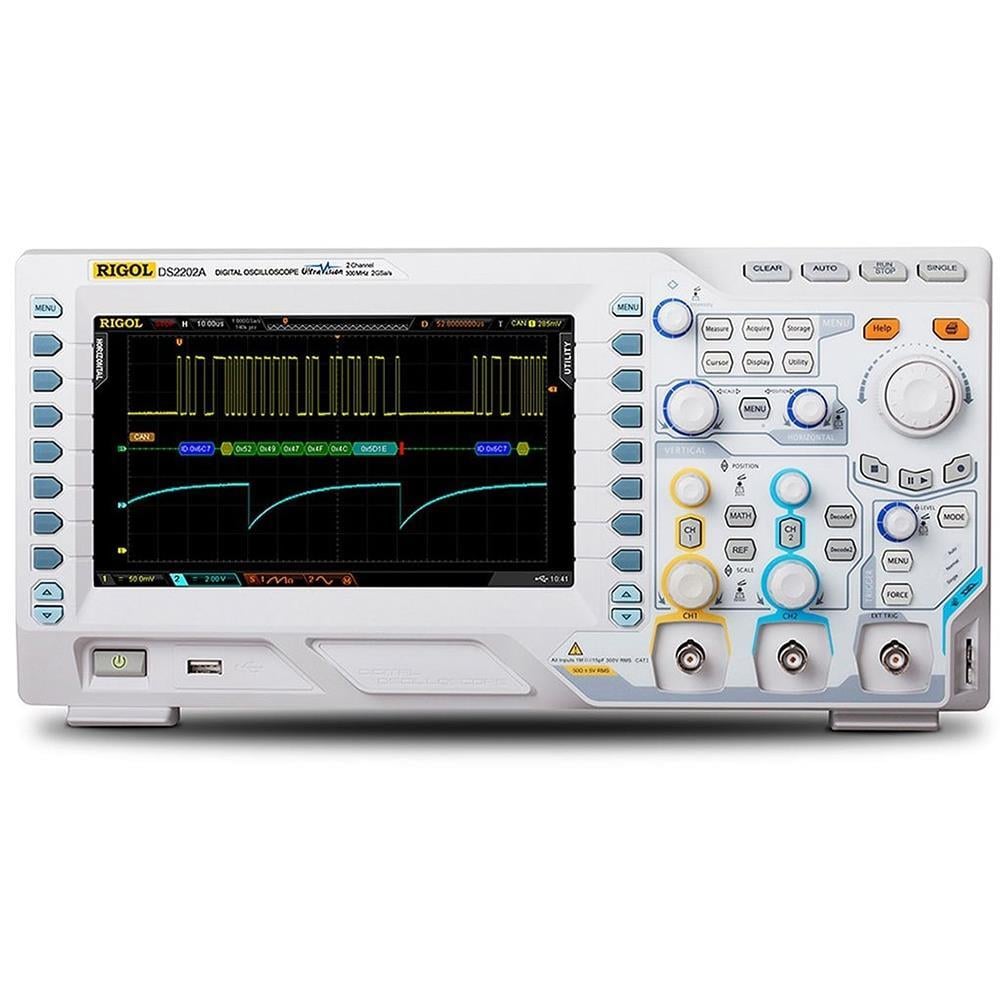 Rigol DS2202A 200MHz 2 Kanal 2GSa/s 56Mpts Dijital Osiloskop