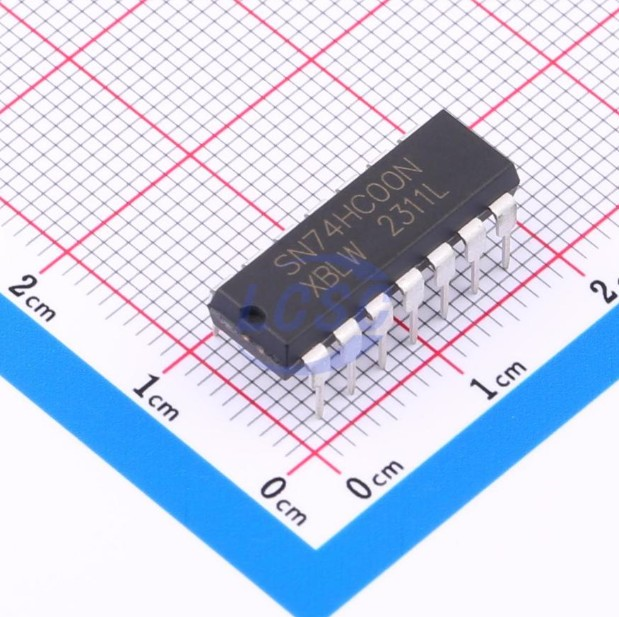 SN74HC00N DIP14 Quad 2-Girişli NAND Kapısı Lojik 