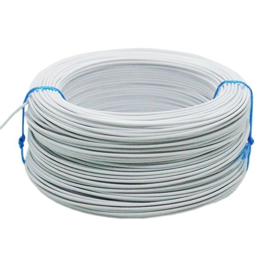 Tek Damarlı Zil Teli - 0.5mm 100mt - Beyaz