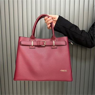 Armine Bayan Çanta Düz Bordo AR39502