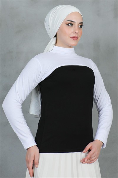 Beyaz Boyunluklu Kolluk Standart Beden MKB0102