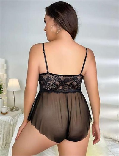 Passione Büyük Beden Babydoll  FRP10002