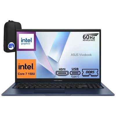 Asus Vivobook 15 X1504VA-BQ5456EP4 Intel Core 7-150U 8gb 1tb SSD Windows 11 Pro 15.6