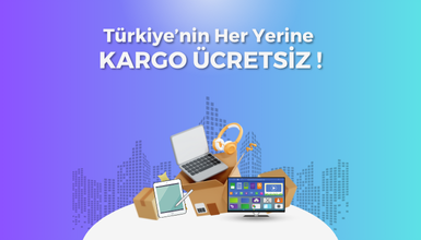 Tüm Türkiye'ye Kargo Ücretsiz